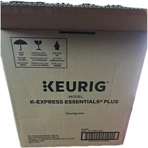 Keurig K-Express Essentials Plus, Iced and Hot Single-Serve K-Cup, Black